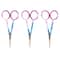 Singer; SINGER® 4'' Curved Tip Forged Embroidery Scissors with Printed Handles, 3ct.; Category:Embroidery Scissors & Thread Snips; Image:2